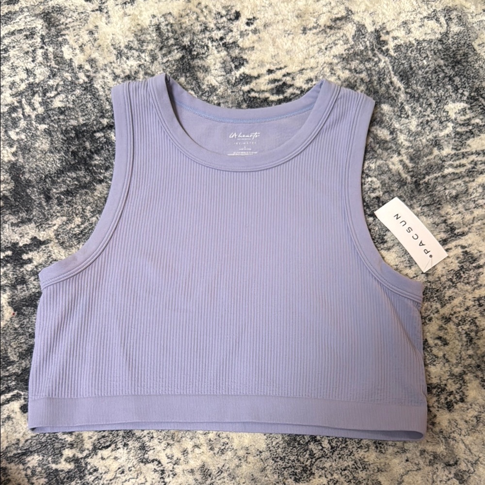 Pacsun Women's Lavender Crop Top